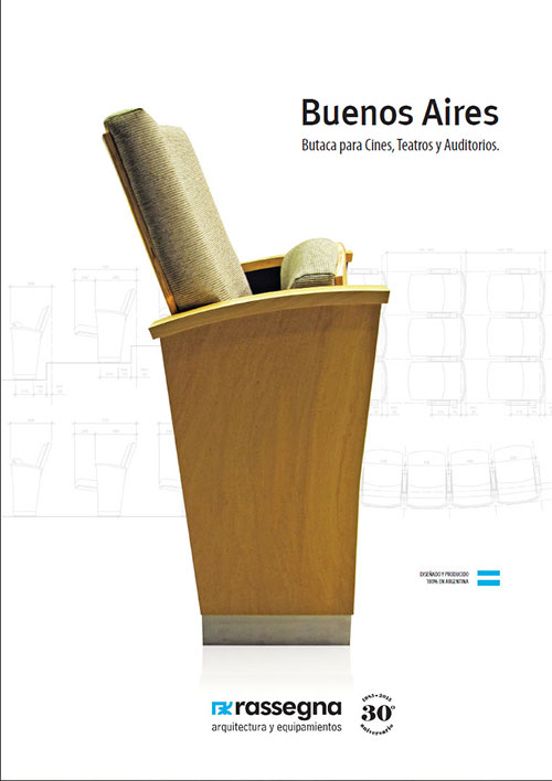 Butaca para Auditorios modelo Buenos Aires