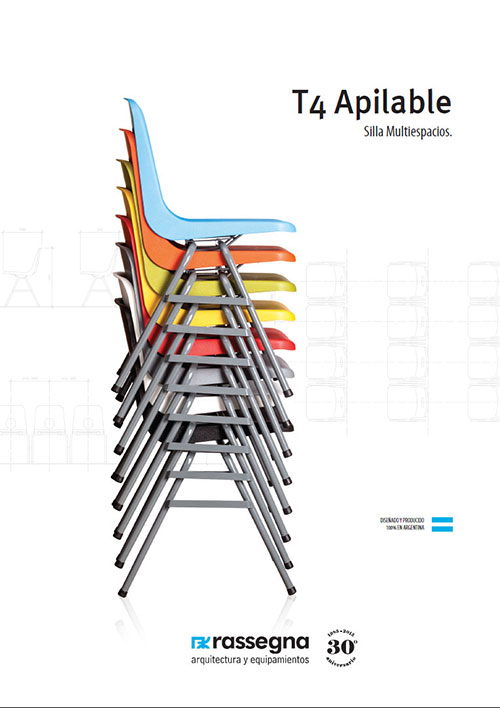 Silla T4 Apilable para múltiples usos