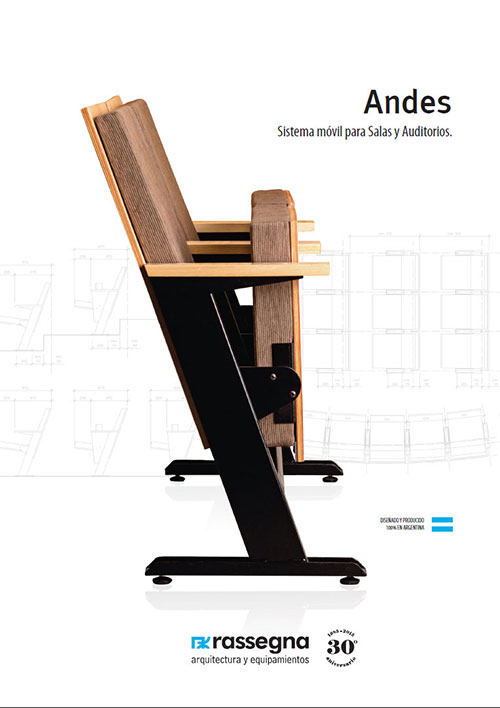 Butaca para auditorios modelo Andes