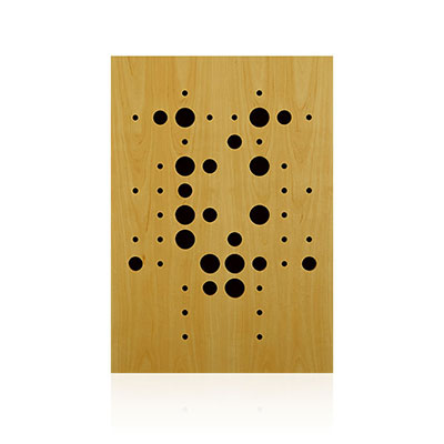 Panel Acústico Fresado y Perforado