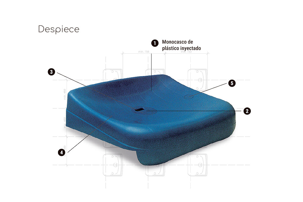 P6 Asiento para estadios