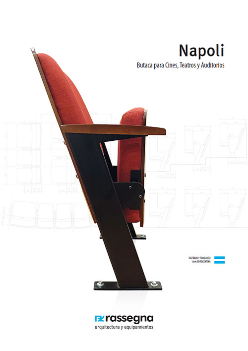 Butaca para auditorios modelo Napoli